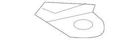 Audi 8p0-802-847 Genuine Jacking Bracket