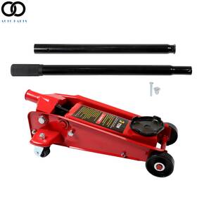 Autoooparts Apo315416 Car Hydraulic Floor Jack 3 Ton/6000lbs Red With Single Quick Lift Piston Pump
