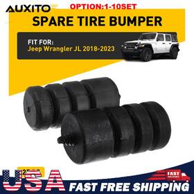 Auxito Btdp-jl-28-23 Tailgate Spare Tire Bumper Stop Gasket Black For Jeep Wrangler Jl 18-2023 2-20x