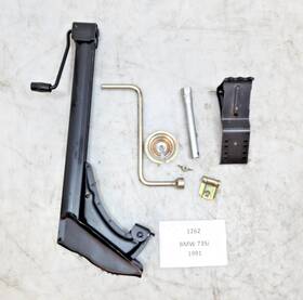 Bmw 1128771 88-94 Oem E32 735 740 Rear Spare Tire Emergency Wheel Jack Tool Kit Set