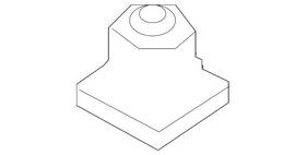 Bmw 41-24-8-185-432 Genuine Rail Extension Pin