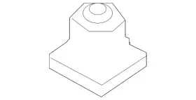 41-24-8-185-432 Bmw Genuine Rail Extension Pin