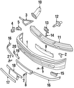 Bmw 51-11-1-960-279 Genuine Hole Cover