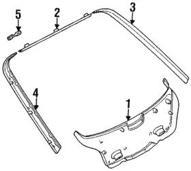 51-49-8-186-445 Bmw Genuine Joint Cover