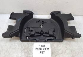 Bmw 7440140 18-24 Oem G01 F97 X3 X3m Trunk Floor Spare Tire Holder Foam Insert With Tools