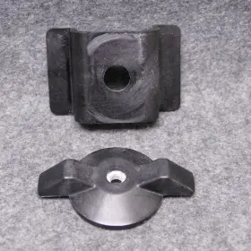 25718733 Cadillac 2000-2005 Deville Spare Tire Scissor Jack Hold Down Bracket And Nut 80070