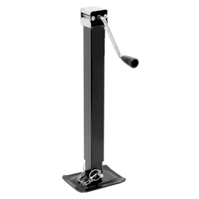 Mlx-drt1400850383-cl360a50 Draw-tite Trailer Jack Square 8 000 Lbs. Side Wind Black Powder Coat And Zinc