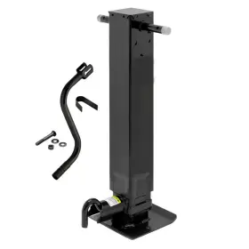 Mlx-drt1400990376-cl360a50 Draw-tite Trailer Jack Square 12 000 Lbs. Heavy Duty Drop Leg Black