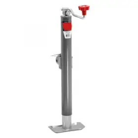Mlx-drt158452-cl360a50 Draw-tite Trailer Jack Round Bulldog 2000lbs. Topwind Swivel Grey