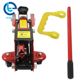 694117 Etecgo New Universal Hydraulic Floor Jack Trolley Low Profile Car Quick Lifting 2 Ton