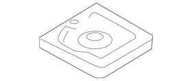 Ford Bk3z-17091-c Genuine Jack Assembly Retainer Plate
