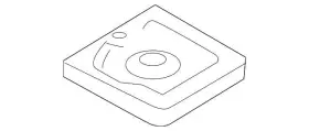 Bk3z-17091-c Ford Genuine Jack Assembly Retainer Plate