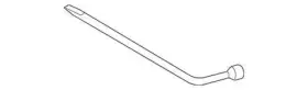Ca6z-17032-a Ford Genuine 2014-2019 Fiesta Se St Wheel Lug Nut Wrench Rear