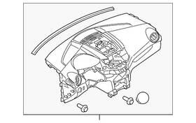 Ford D2bz-5404320-ck Genuine Instrument Panel