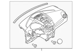 D2bz-5404320-ck Ford Genuine Instrument Panel