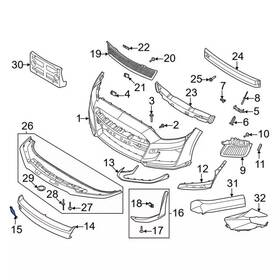 Ford Kr3z-17e811-abptm Genuine Insert Panel Cover