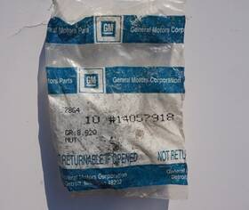 General Motors 14057918 Nos Gm Jack Lug Wrench Hold Down Wing Nut 1984-96 Chevy - Lot Of 3