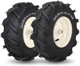 Gicool Rp5006-2c-19b 13x5.00-6 Inch Tiller Tire And Wheel 3/4 Axle Size Alxe
