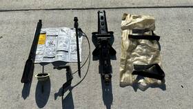 Gm 10290182 1997-1998 Pontiac Trans Sport Transport Spare Tire Jack Tool Set Kit Oem
