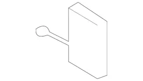 12335717 Gm Genuine Tow Hook Cover