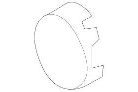 15901586 Gm Genuine Black Driver Side Front Fog Lamp Opening Cover
