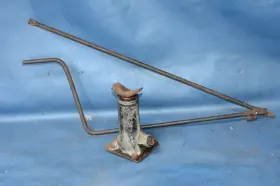 19500 Gm Vtg 1960s Truck Under Seat Bottle Screw Jack Folding Handle Chevy Axle Lift
