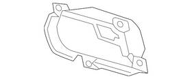 Gm 22949964 Genuine Front Driver Side Tow Hook Cover