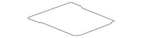 Gm 25910003 Genuine 2007-2009 Saturn Aura Trim Assembly Compartment Spare Cover