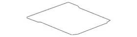 25910003 Gm Genuine 2007-2009 Saturn Aura Trim Assembly Compartment Spare Cover