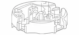 39010124 Gm Genuine 2017-2019 Chevrolet Cruze Premier Jack Stowage Compartment