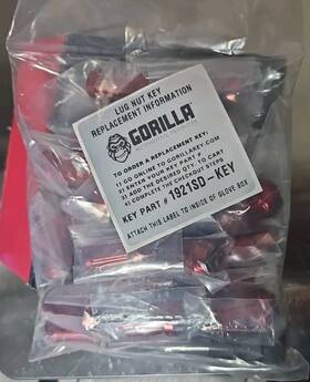Gorilla K5cs-12150rdgr Automotive 5 Lug 12-1. 50 Spline Wik Pass Red Gor