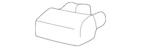 71105-s9a-a00 Honda Genuine Cap R Front License Hole