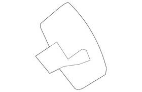 Honda 71503-s5a-000 Genuine Bumper Cover Cap