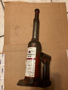 International Harvester 69426hcx 5 Ton Red Ih Car Truck Bottle Hydraulic Jack