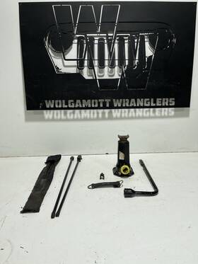 Jeep 52038254 97-06 Tj Wrangler Lug Wrench Complete Jack Set With Strap And Bag Oem Cc 14