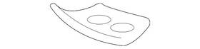 Kia 86653-c6200 Genuine Blank Cover