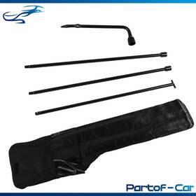 Kinte Tech Kte2602194 Spare Tire Jack Tool Kit Lug Wrench Carbon Steel For Nissan Frontier 2005-2014
