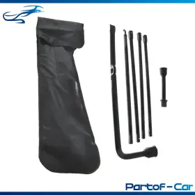 Kte2602989 Kinte Tech Spare Tire Lug Wrench Tool Kit Steel For Dodge Ram 2500 3500 2007-2015