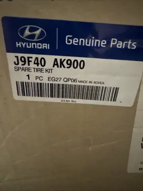 J9f40-ak900 Kona Usa New Open Box Hyundai Spare Kit Genuine Without Tire