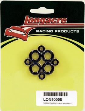 Longacre Racing Products 52-50008 O-ring - Rubber Tire Pressure Relief Valve Set Of 4
