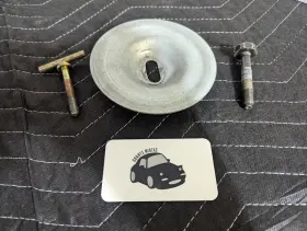 5609-f Mazda 1999-2005 Miata Oem Spare Tire Jack Tie Down Bracket Bolt Set Nb 99-05