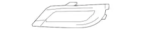 Bdl4-50-c22 Mazda Genuine Hole Cover - Drivers Side Lh