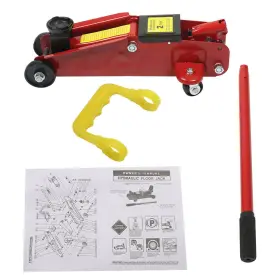 1146802 Menbager 2 Ton Hydraulic Floor Jack Trolley Low Profile Car Quick Lifting Universal