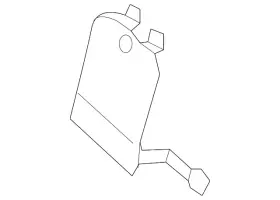 156-885-49-22-65-9999 Mercedes-benz Genuine Towing Eye Cover