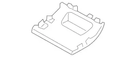 163-880-12-05-9999 Mercedes-benz Genuine Trim Ring