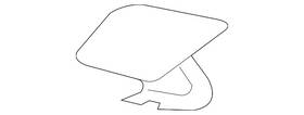 Mercedes-benz 166-885-15-22-9999 Genuine Mercedes-benz Cover Bumper Area