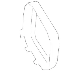 205-885-22-21 Mercedes-benz Genuine Trim Bezel
