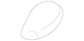 Mercedes-benz 210-885-07-26-9999 Genuine Mercedes-benz Flap