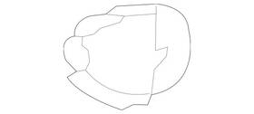 Mercedes-benz 212-885-27-22 Genuine Mercedes-benz Cover Bumper Area