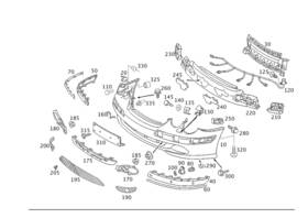 Mercedes-benz 215-885-06-22 Genuine Mercedes-benz Cover